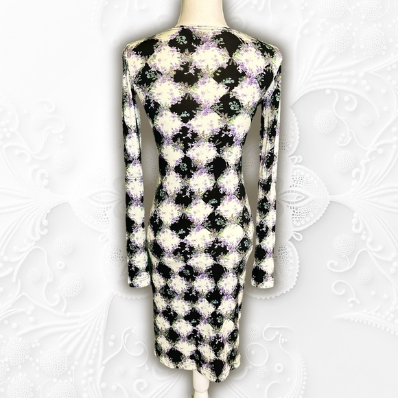 NWOT Preen By Thornton Bregazzi ‘Form’ Violet & Diamond Print Dress Size XS - Picture 13 of 15